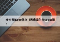 呼伦贝尔seo优化（巴彦淖尔市seo公司）