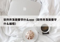 软件开发需要学什么app（软件开发需要学什么编程）