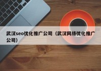 武汉seo优化推广公司（武汉网络优化推广公司）