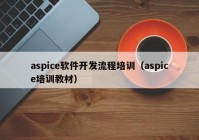 aspice软件开发流程培训（aspice培训教材）